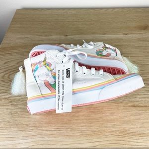 Girls Vans limited edition unicorn high to…